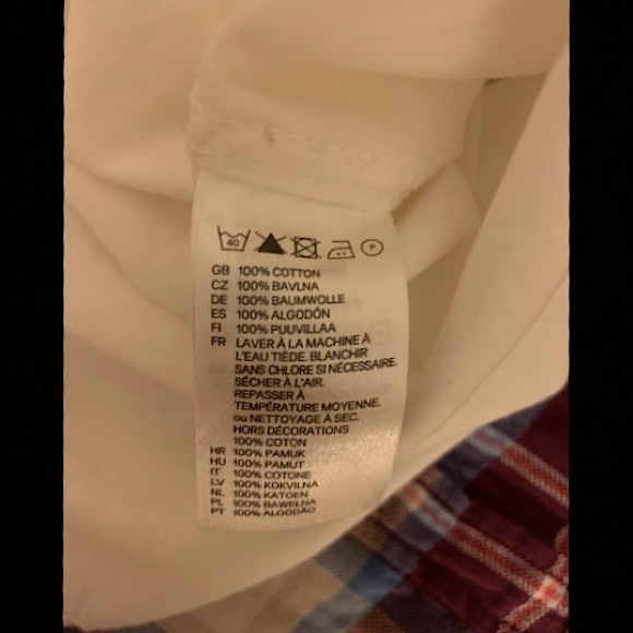 NWOT White Button Up Long Sleeve - Picture 4 of 5